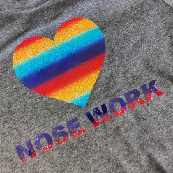 T-shirt med Love - RAINBOW EDITION